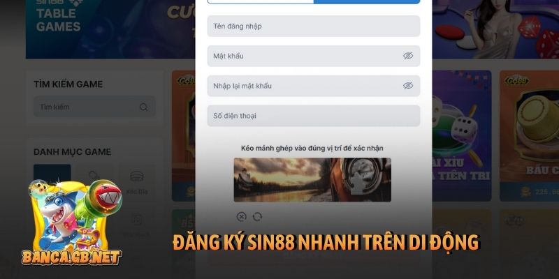 Đăng ký Sin88 - Cẩm nang cho người mới bắt đầu tham gia 3 Đăng ký Sin88 nhanh trên di động