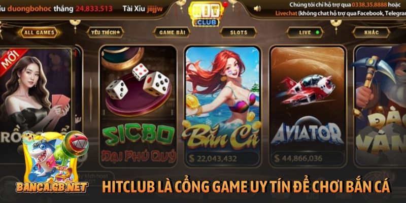 HitClub - Review cổng game bắn cá đáng chơi nhất 2026 1 HitClub là cổng game uy tín để chơi bắn cá đổi thưởng