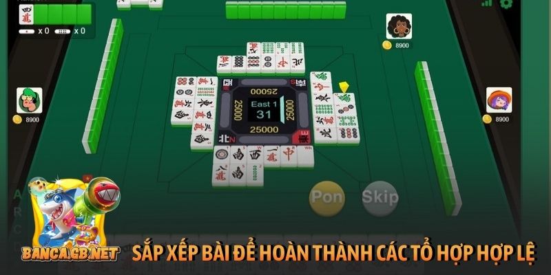 Gợi ý cách chơi mạt chược online từ cơ bản đến nâng cao 2 Sắp xếp bài để hoàn thành các tổ hợp hợp lệ