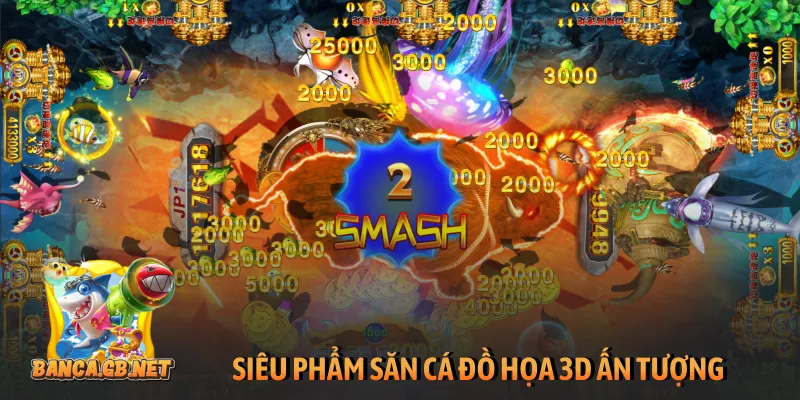 Top 10 game bắn cá đổi thưởng đáng tham gia nhất 2026 2 Siêu phẩm săn cá đồ họa 3D ấn tượng