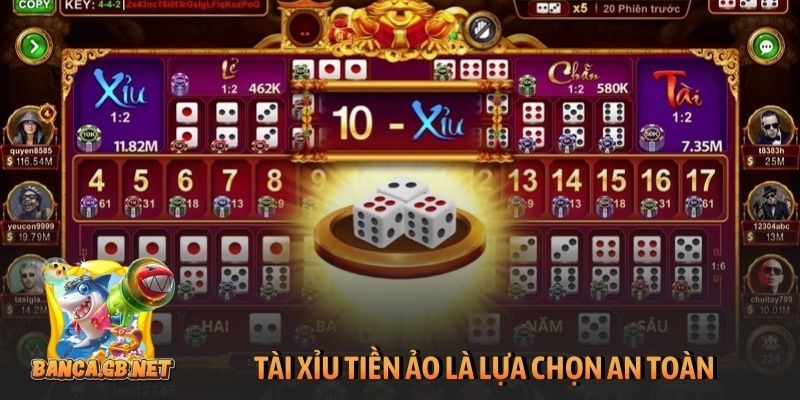 Tài xỉu tiền ảo là gì? Xu hướng chơi mới nhất 2026 1 Tài xỉu tiền ảo là lựa chọn an toàn cho người chơi